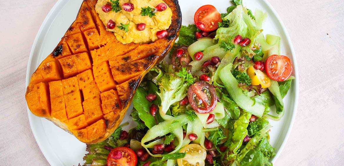 Festive Salad & Pumpkin Dip - Hemp Foods Australia