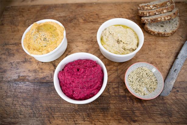 Trio of Hemp Hummus - Hemp Foods Australia