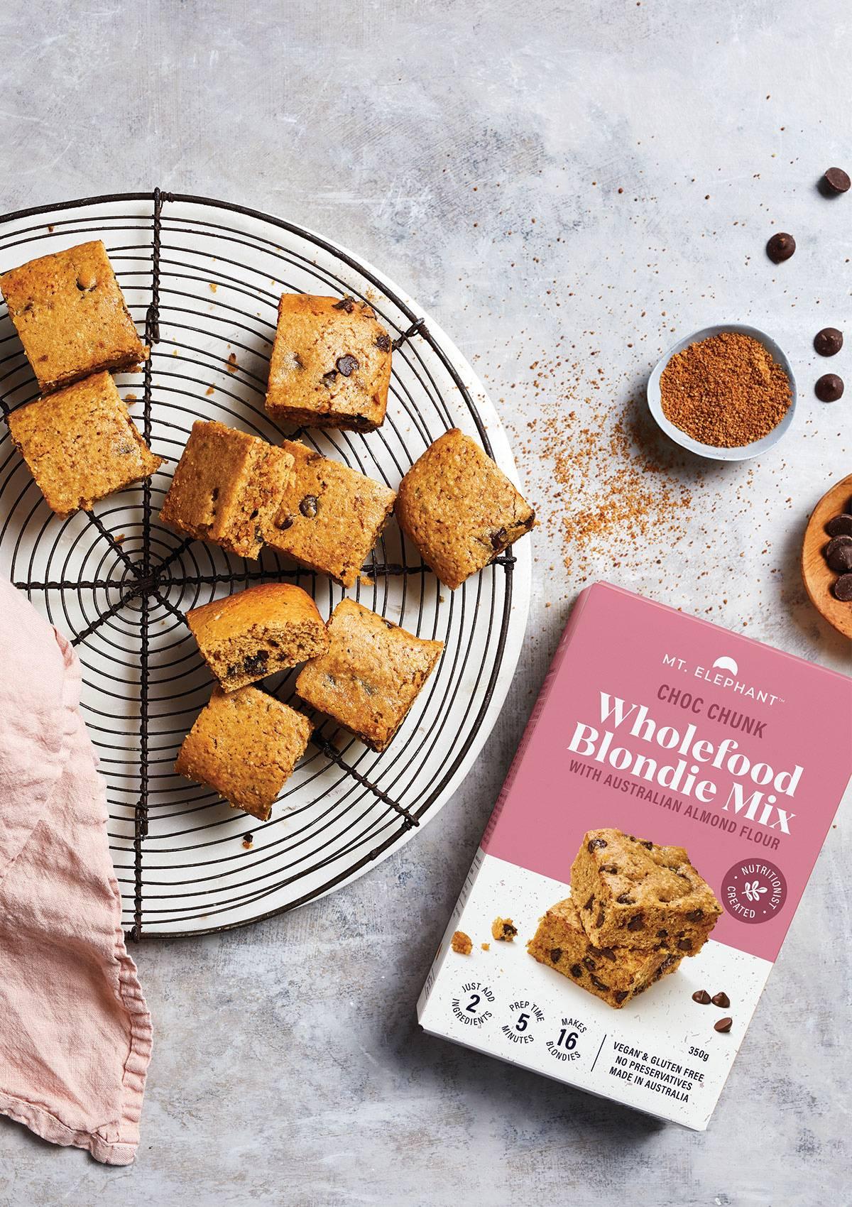 Choc Chunk Wholefood Blondie Mix - 350g - Hemp Foods Australia