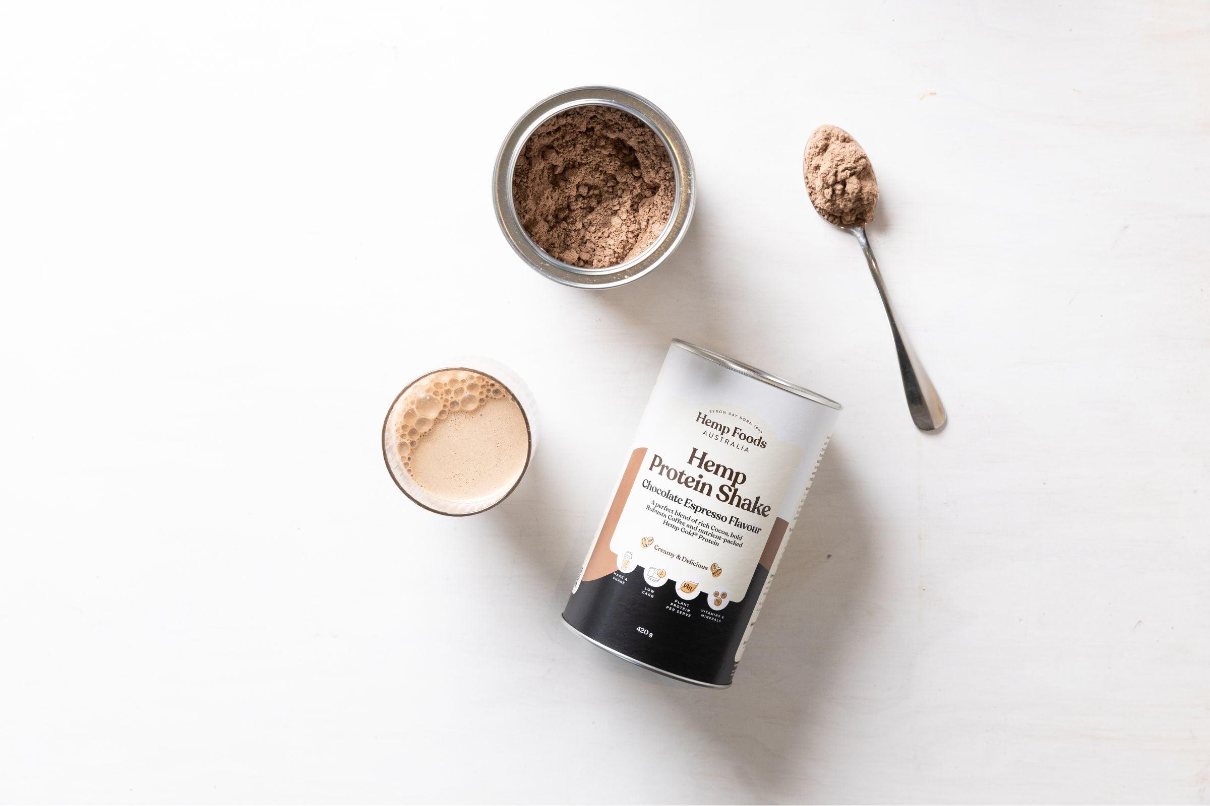 Chocolate Espresso Protein - 420g - Hemp Foods Australia