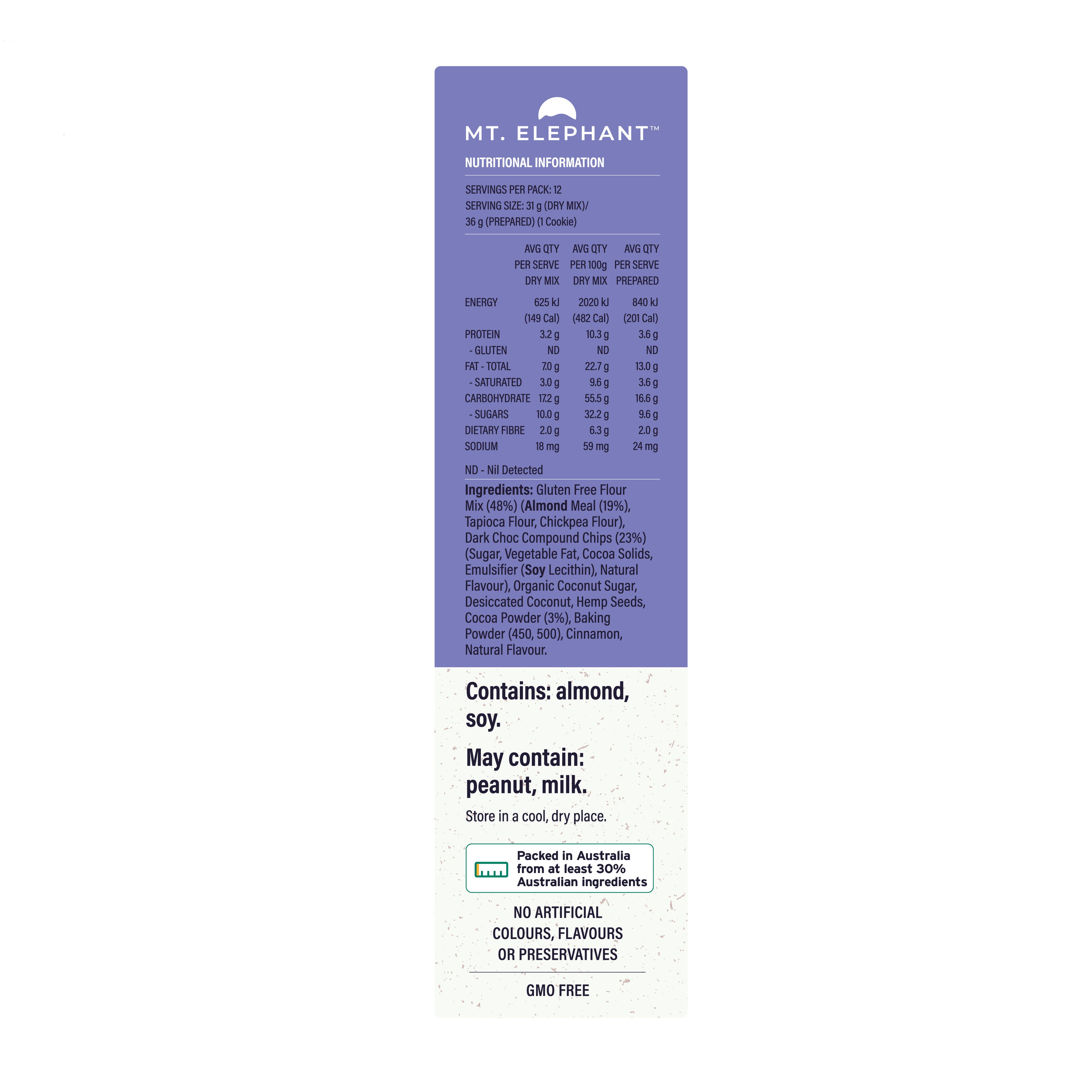 Double Choc Superfood Cookie Mix - 375g