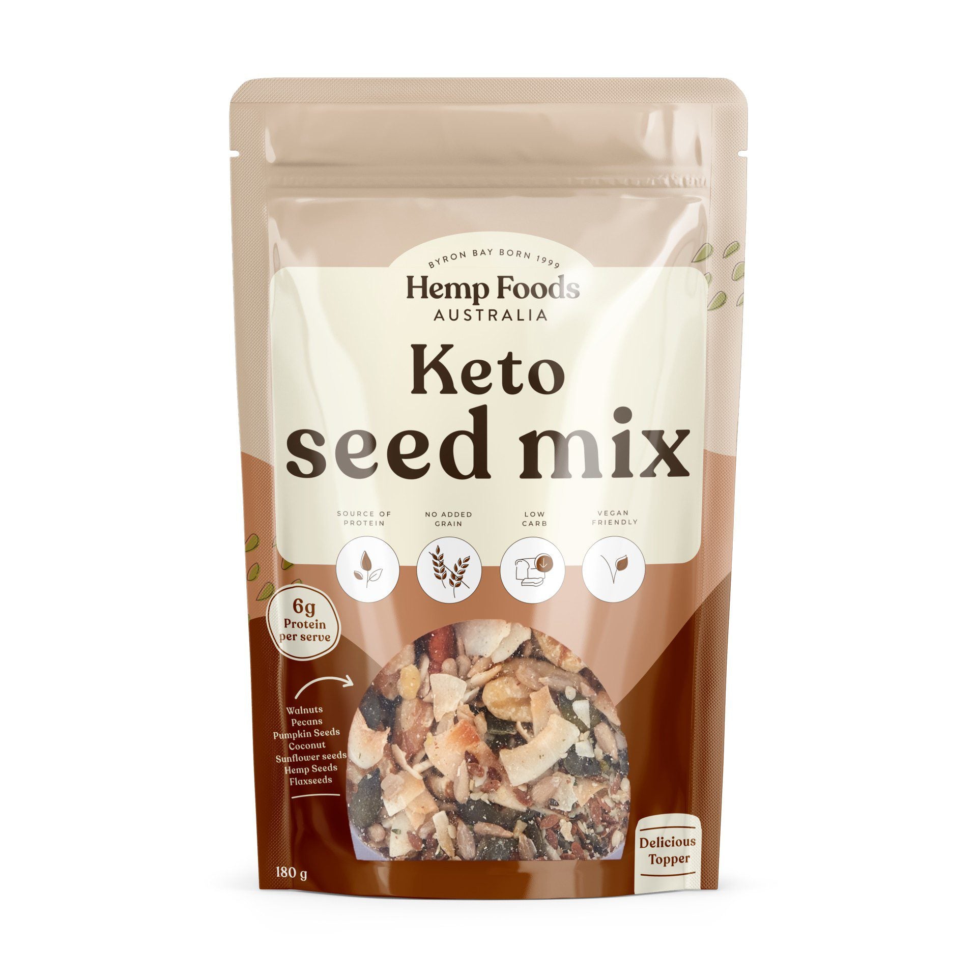 Keto Seed Mix - 180g - Hemp Foods Australia