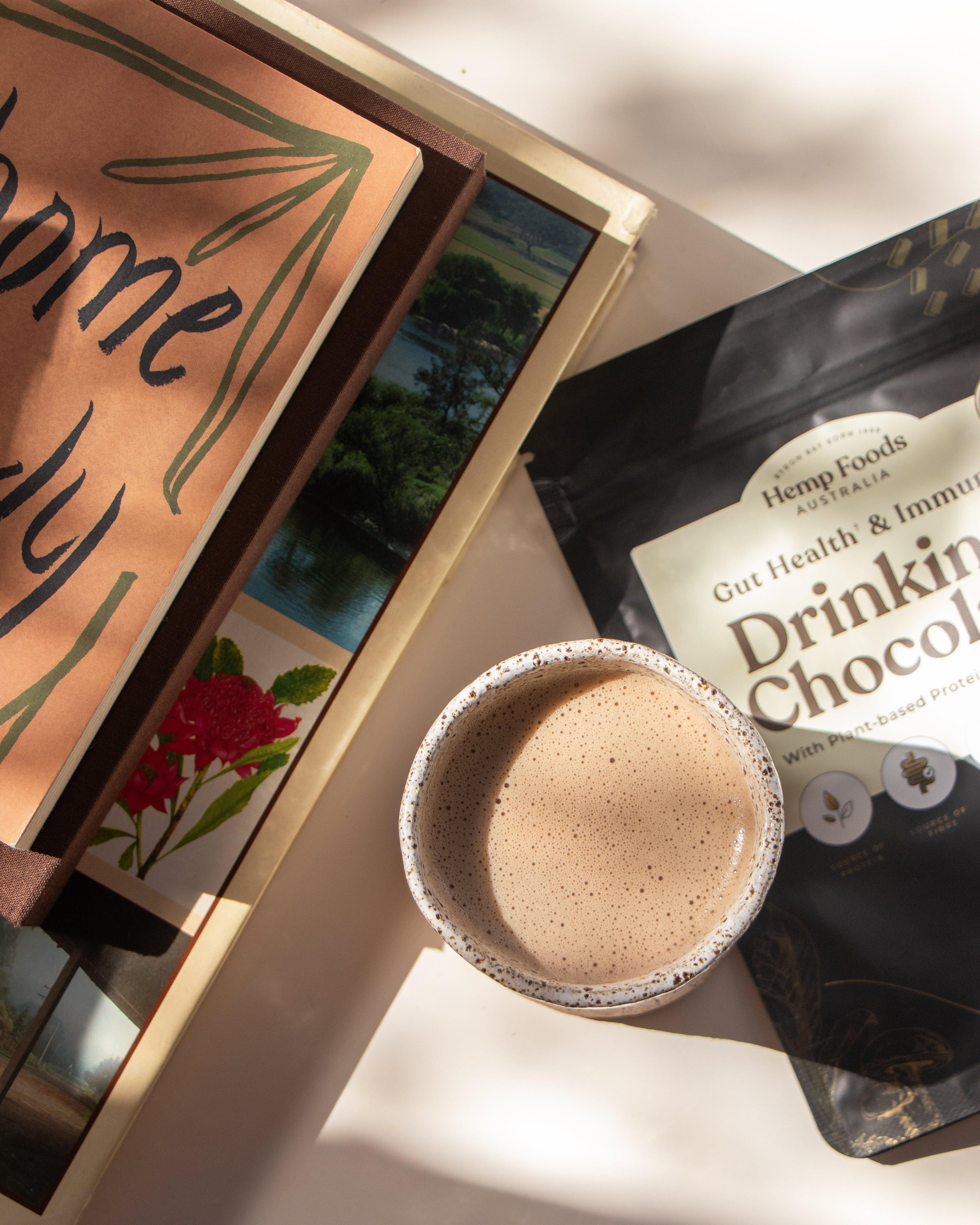 Drinking Chocolate Gut health & Immunity Blend - 112g - Hemp Foods Australia