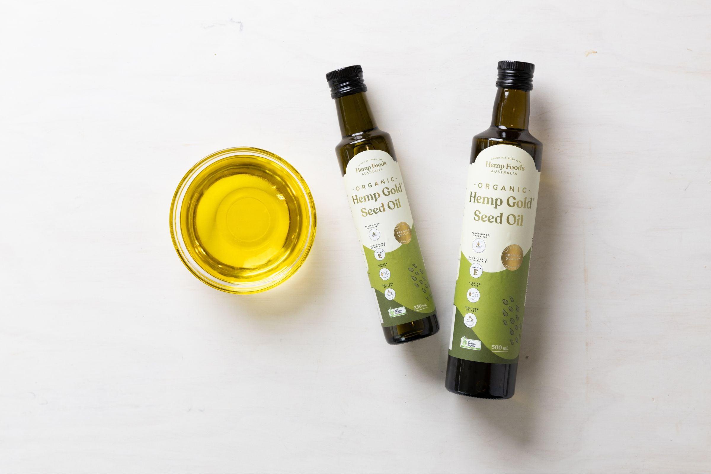 Organic Hemp Gold Seed Oil - 500ml - Hemp Foods Australia