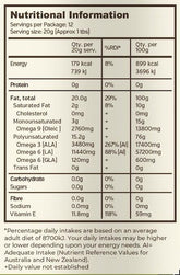Organic Hemp Gold Seed Oil - 250ml - Hemp Foods Australia