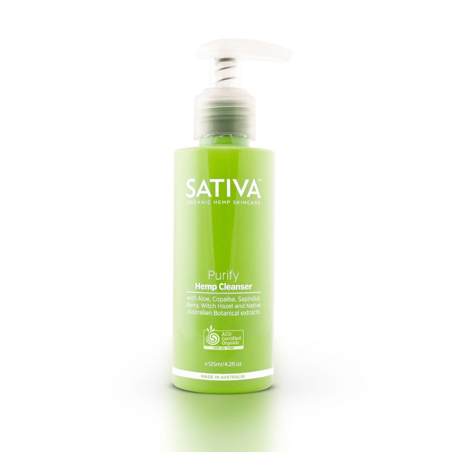 PURIFY Organic Hemp Cleanser - 125ml - Hemp Foods Australia