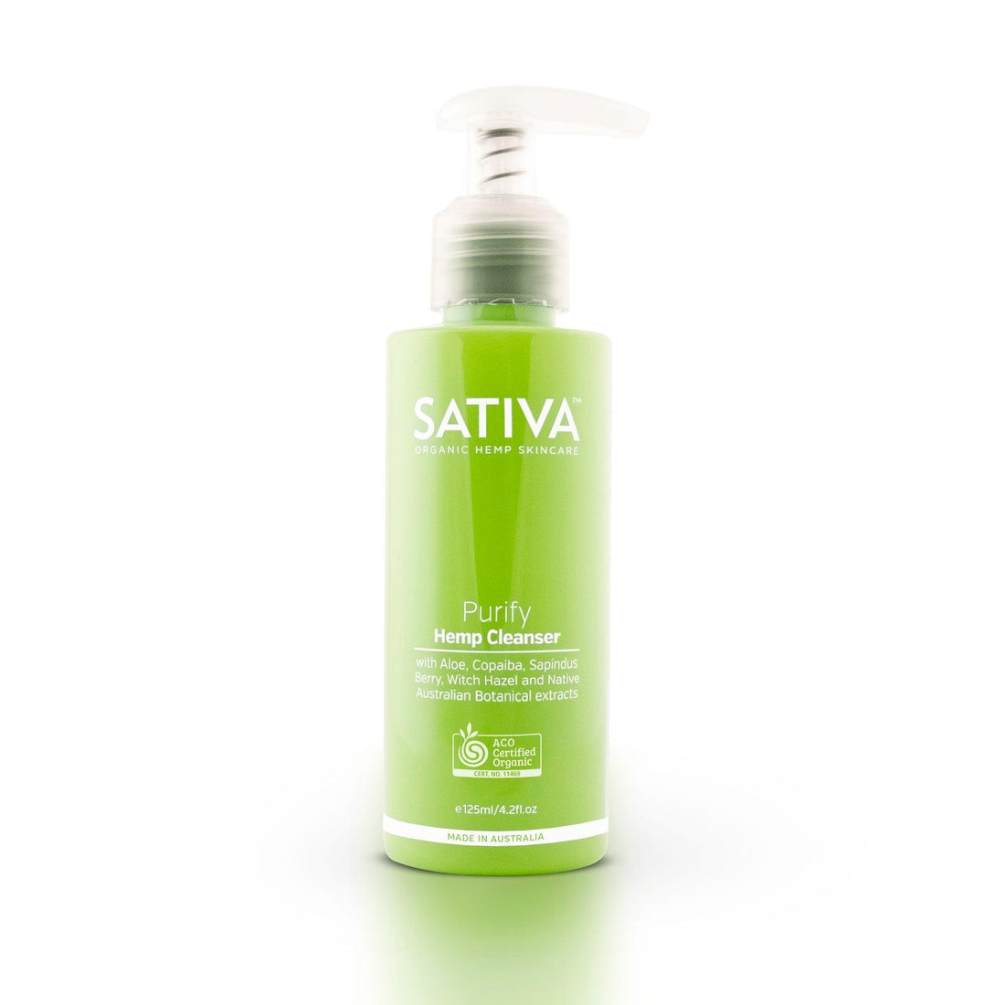 PURIFY Organic Hemp Cleanser - 125ml - Hemp Foods Australia