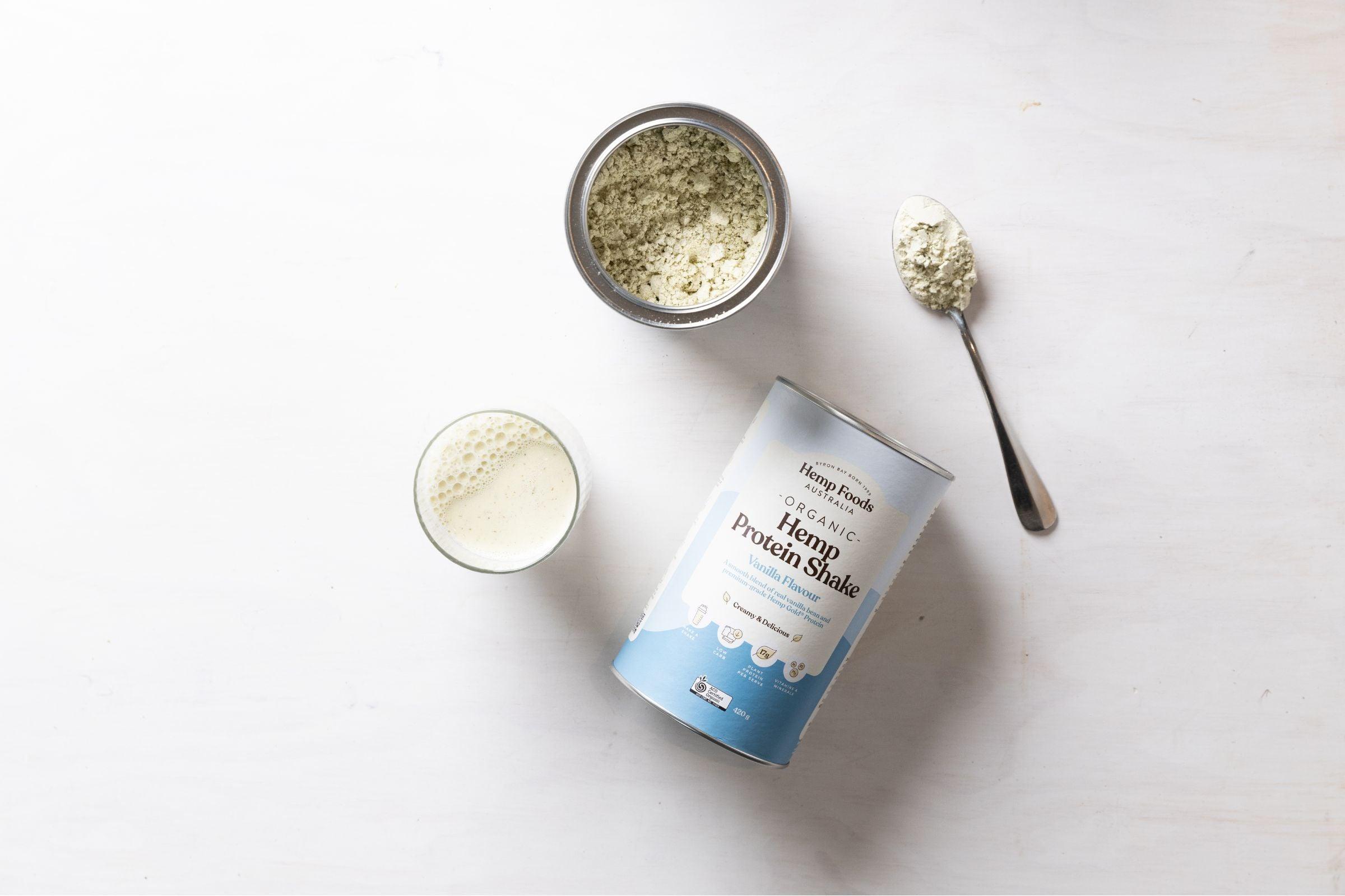 Organic Hemp Protein Vanilla - 420g - Hemp Foods Australia