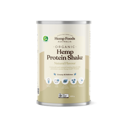 Organic Hemp Protein Natural - 420g - Hemp Foods Australia