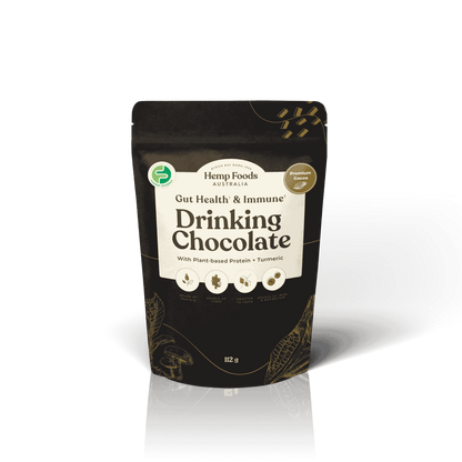 Drinking Chocolate Gut health &amp; Immunity Blend - 112g - Hemp Foods Australia