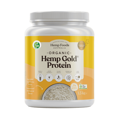 Organic Hemp Gold Protein - 1.5kg - Hemp Foods Australia