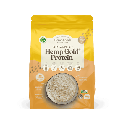 Organic Hemp Gold Protein Powder - 900g - Hemp Foods Australia