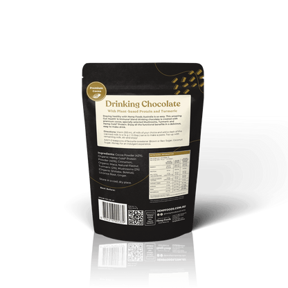 Drinking Chocolate Gut health &amp; Immunity Blend - 112g - Hemp Foods Australia