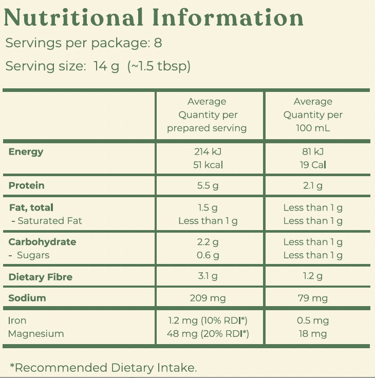 Vegetable Broth - 112g - Hemp Foods Australia