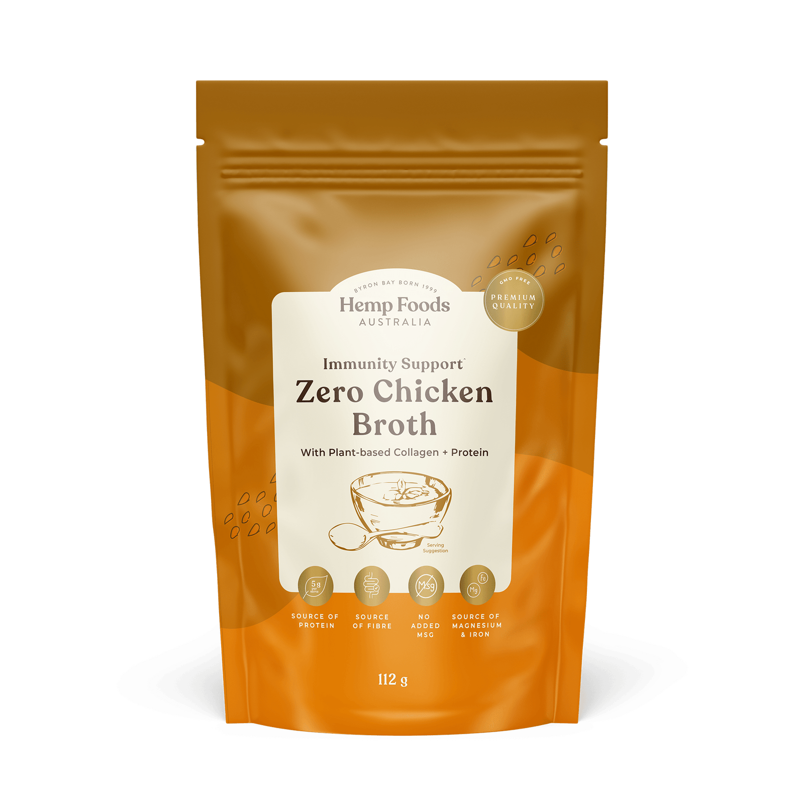 Zero Chicken Broth - 112g - Hemp Foods Australia