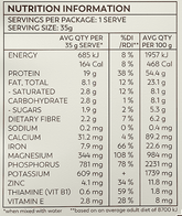 Organic Hemp Protein Natural - 7 x 35g Sachet - Hemp Foods Australia