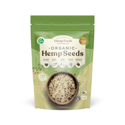 Organic Hulled Hemp Seeds - 114g - Hemp Foods Australia