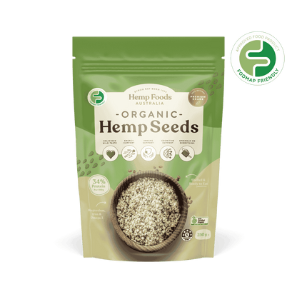 Organic Hulled Hemp Seeds - 250g - Hemp Foods Australia