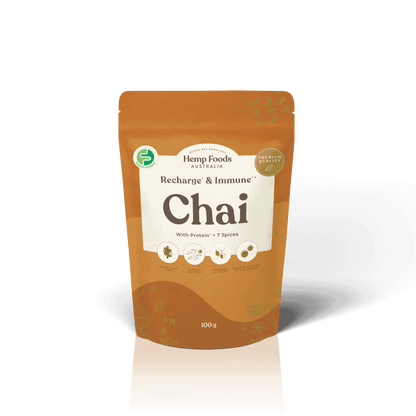 Chai Recharge &amp; Immunity Blend - 100g - Hemp Foods Australia