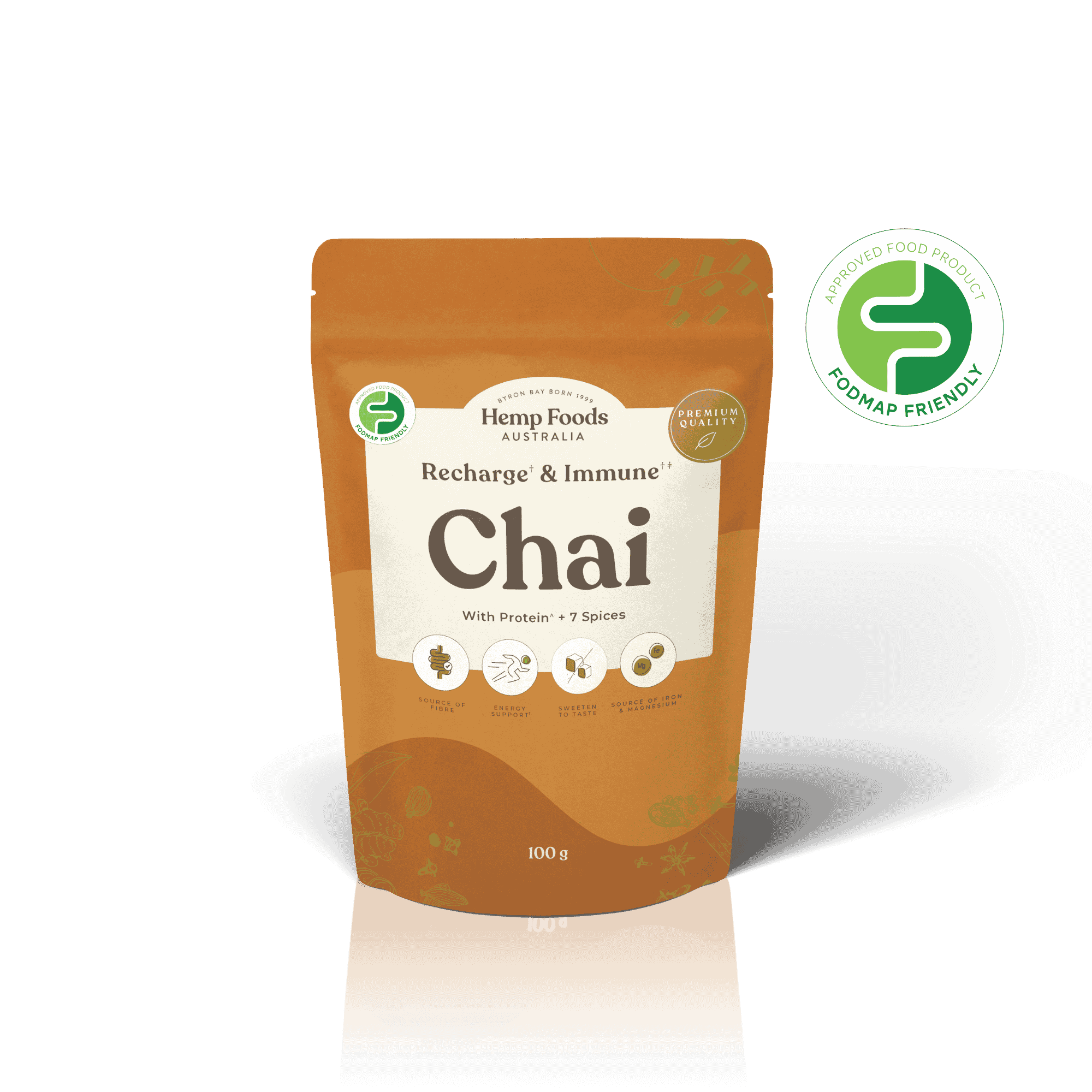 Chai Recharge &amp; Immunity Blend - 100g - Hemp Foods Australia