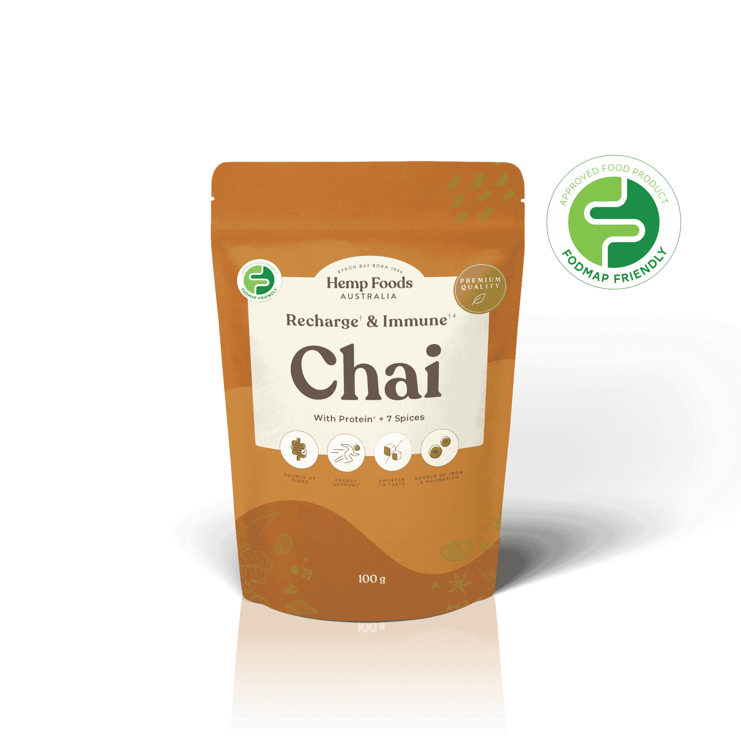 Chai Recharge &amp; Immunity Blend - 100g - Hemp Foods Australia