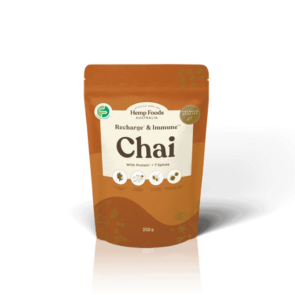 Chai Recharge &amp; Immunity Blend - 252g - Hemp Foods Australia
