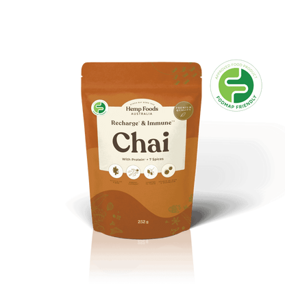 Chai Recharge &amp; Immunity Blend - 252g - Hemp Foods Australia