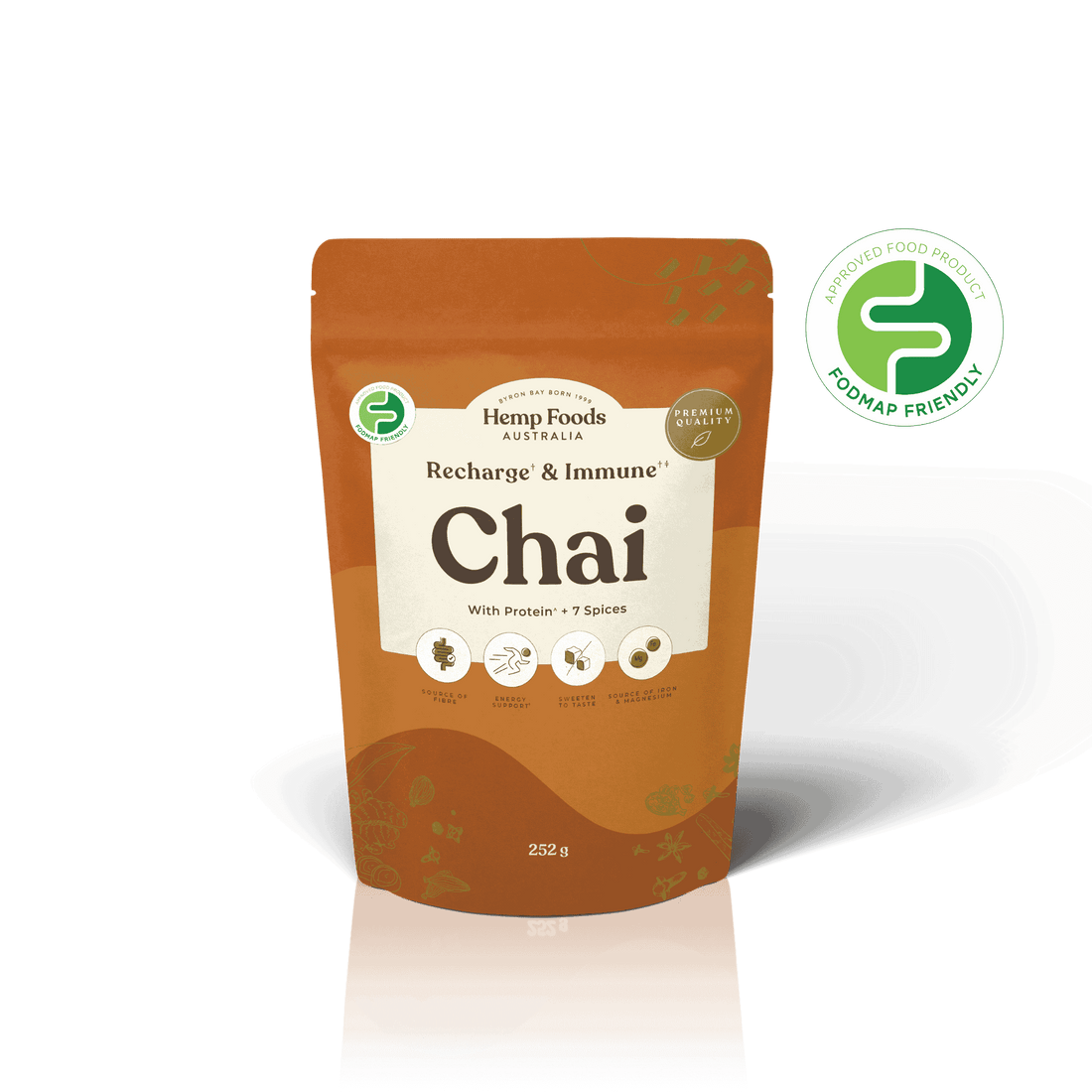 Chai Recharge &amp; Immunity Blend - 252g - Hemp Foods Australia