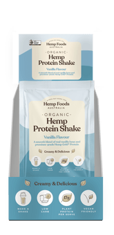 Organic Hemp Protein Vanilla - 7 x 35g Sachet - Hemp Foods Australia